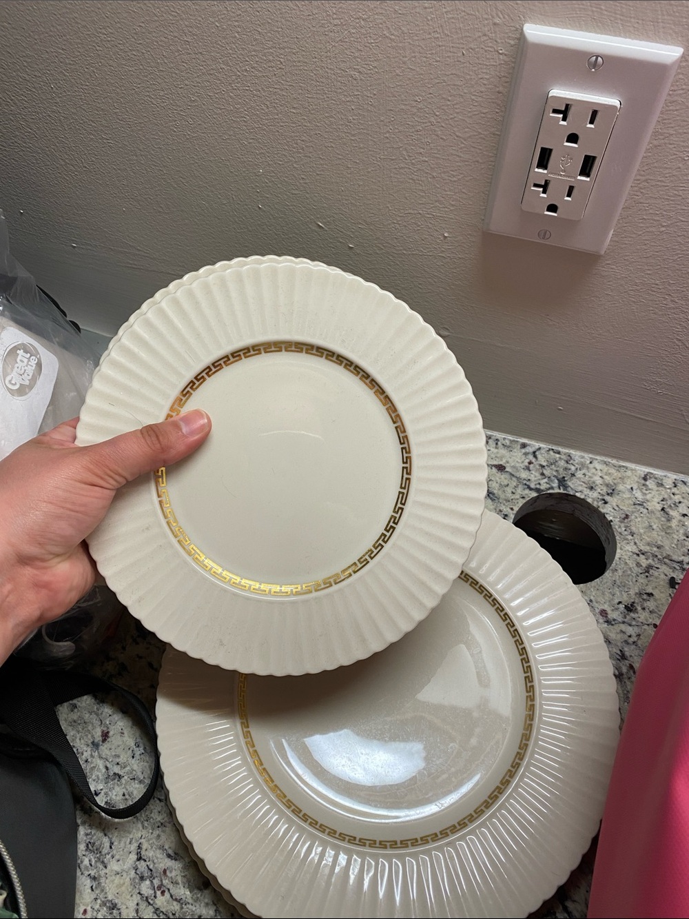 Lenox salad and dinner plates!
